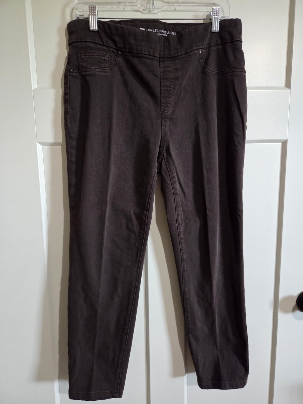 Chico's Dark Brown Pull-On Jeggings
